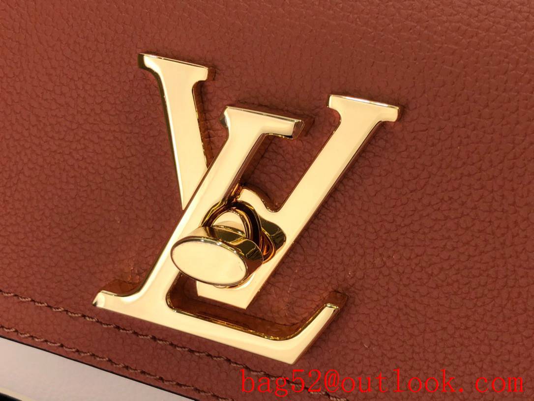 Louis Vuitton LV Lockme Tender Bag Handbag in Calfskin Leather M59491 Brown