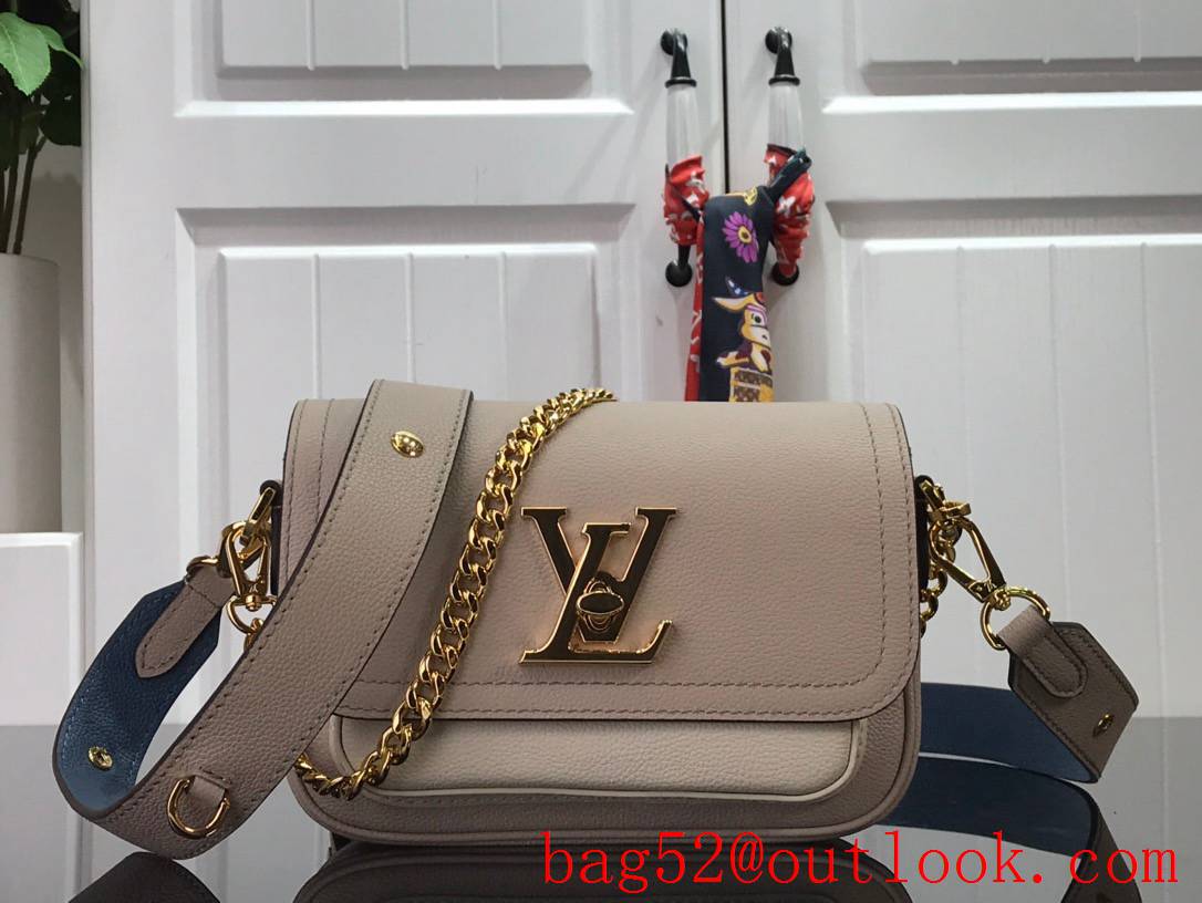 Louis Vuitton LV Lockme Tender Bag Handbag in Calfskin Leather M58554 Apricot