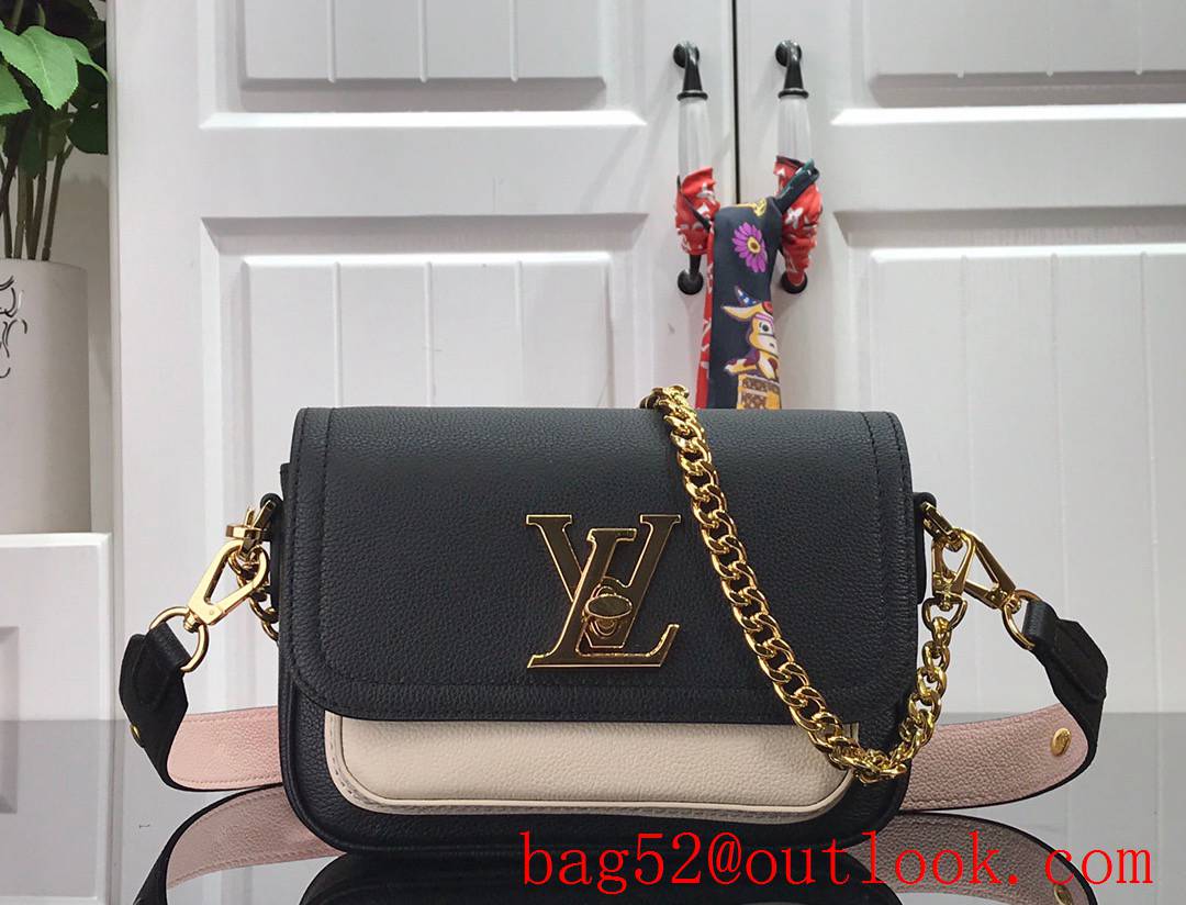 Louis Vuitton LV Lockme Tender Bag Handbag in Calfskin Leather M58557 Black