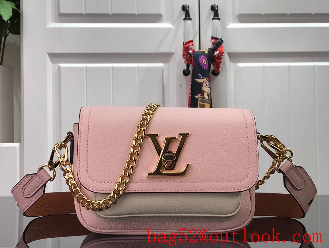 Louis Vuitton LV Lockme Tender Bag Handbag in Calfskin Leather M58555 Pink