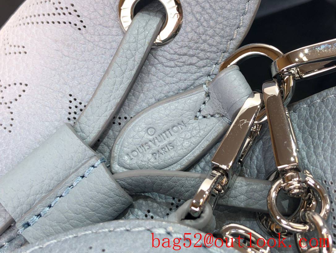 Louis Vuitton LV Bella Bucket Bag Handbag in Monogram Calfskin Leather M20507 Blue