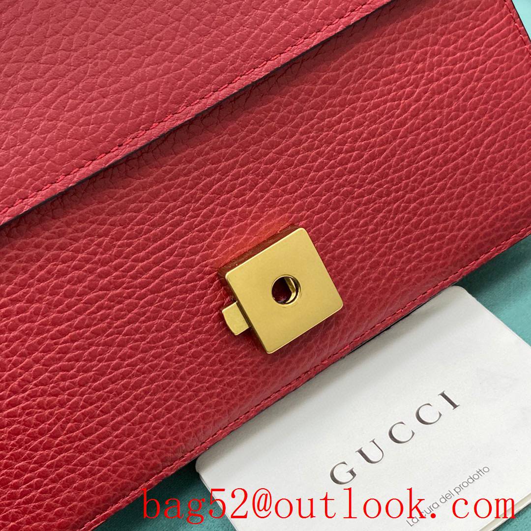 Gucci Tiger head spur buckle red women's crossbody Classic Dionysus chain handbag