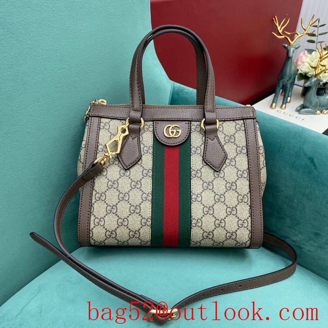 Gucci Ophidia Tote Shoulder Crossbody brown handbag