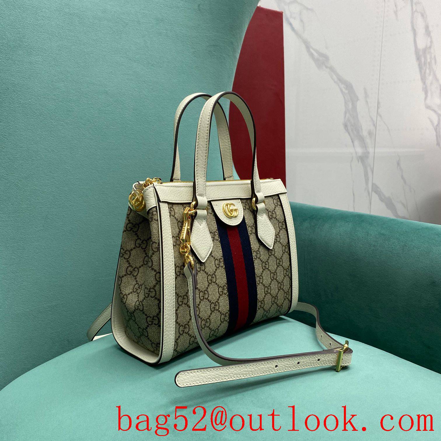 Gucci Ophidia Tote Shoulder Crossbody brown handbag