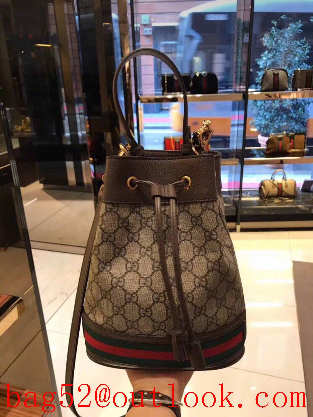 Gucci Ophidia Bucket round drawstring women's shoulder handbag