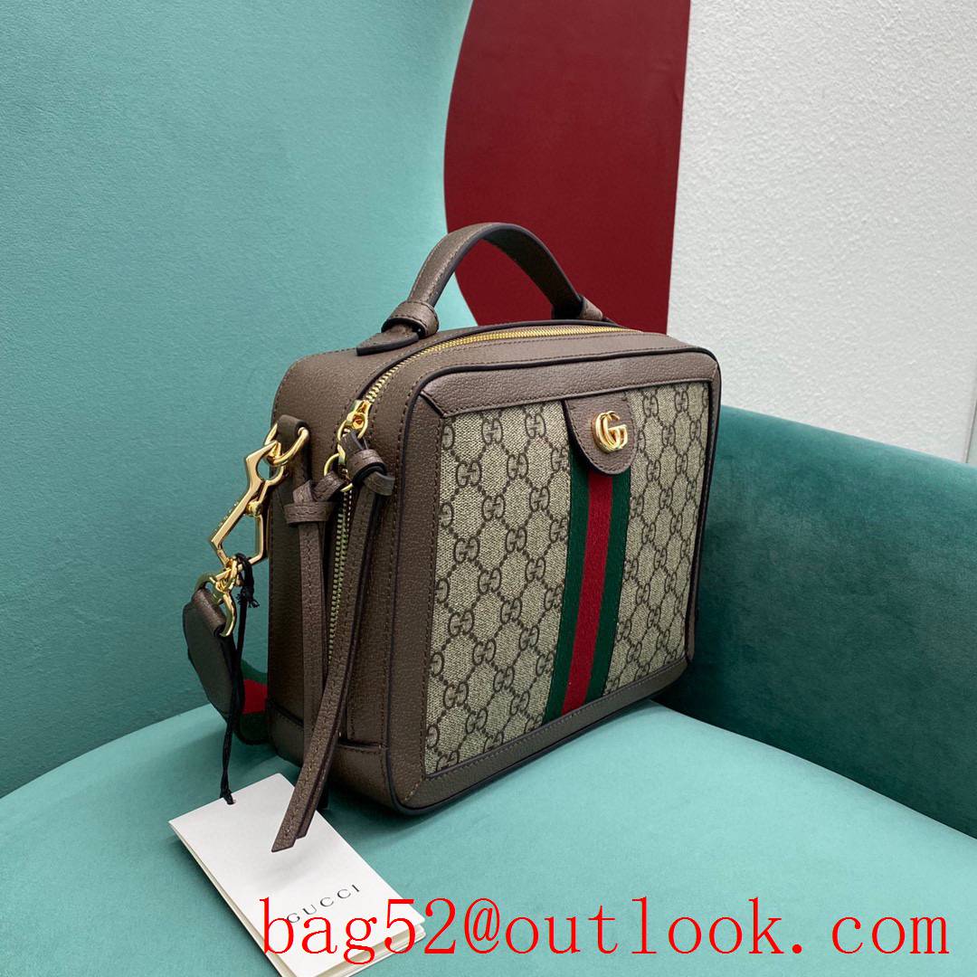Gucci box style messenger Women's metal CG logo handbag
