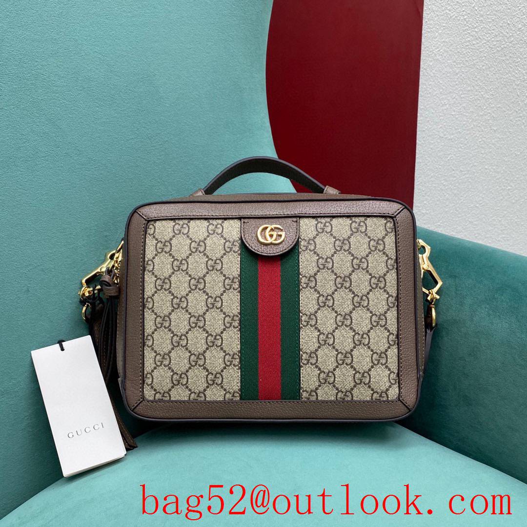 Gucci box style messenger Women's metal CG logo handbag