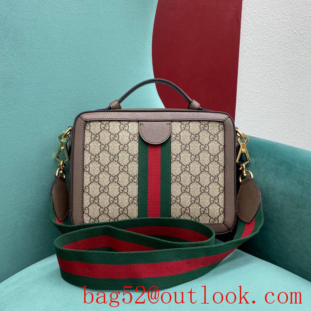 Gucci box style messenger Women's metal CG logo handbag