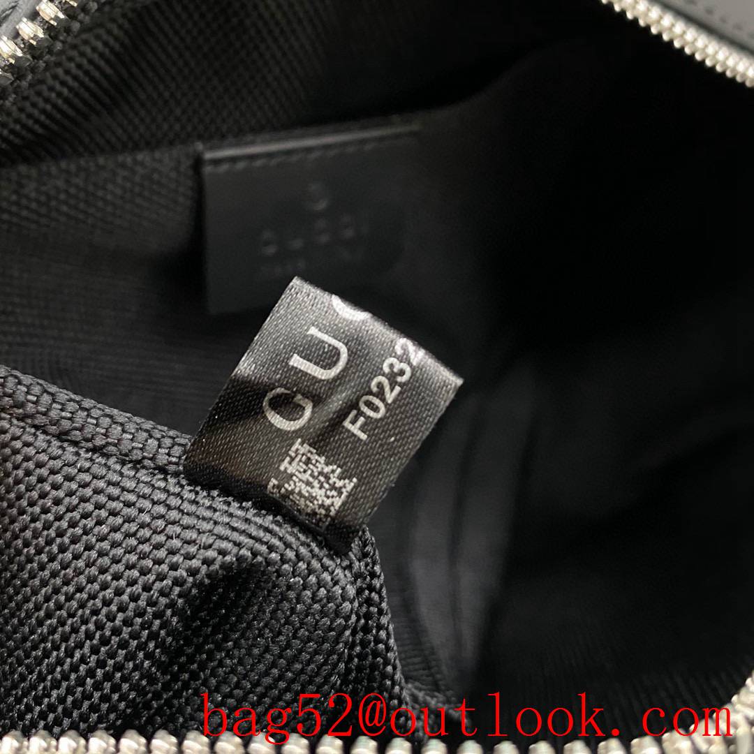 Gucci New camera bag Embossed design with grey font black shoulder handbag