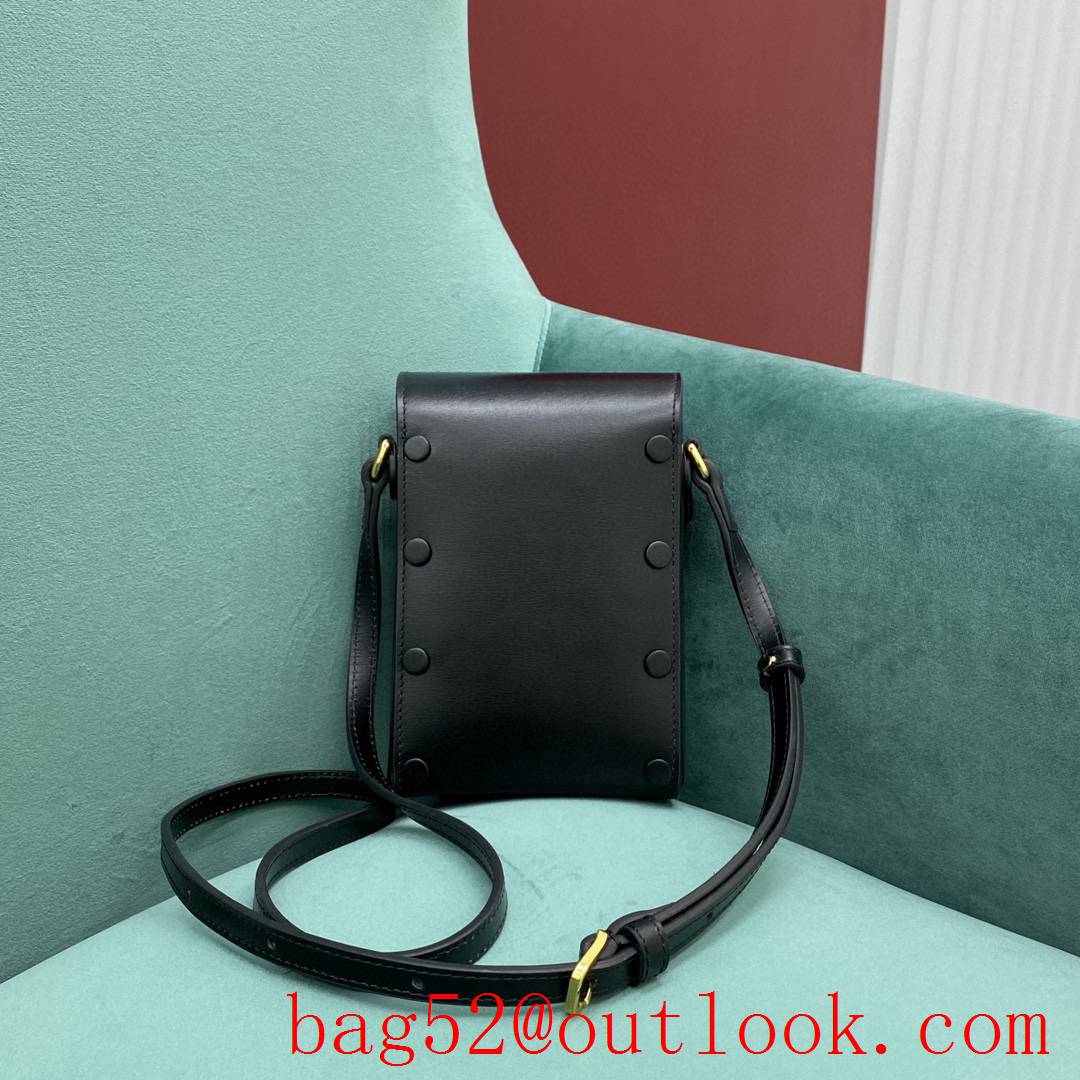 Gucci 1955 Horsebit Phone Case black women's handbag