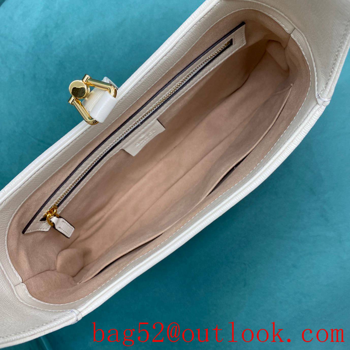 Gucci Jackie1961 spot retro cream unarm handbag