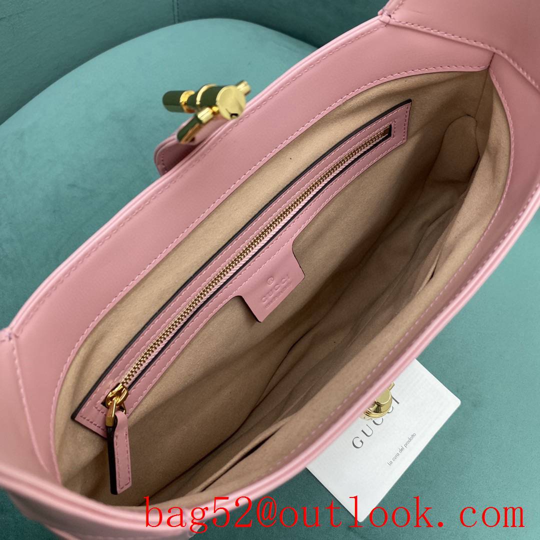 Gucci Jackie 1961 pink medium shoiulder crossbody handbag