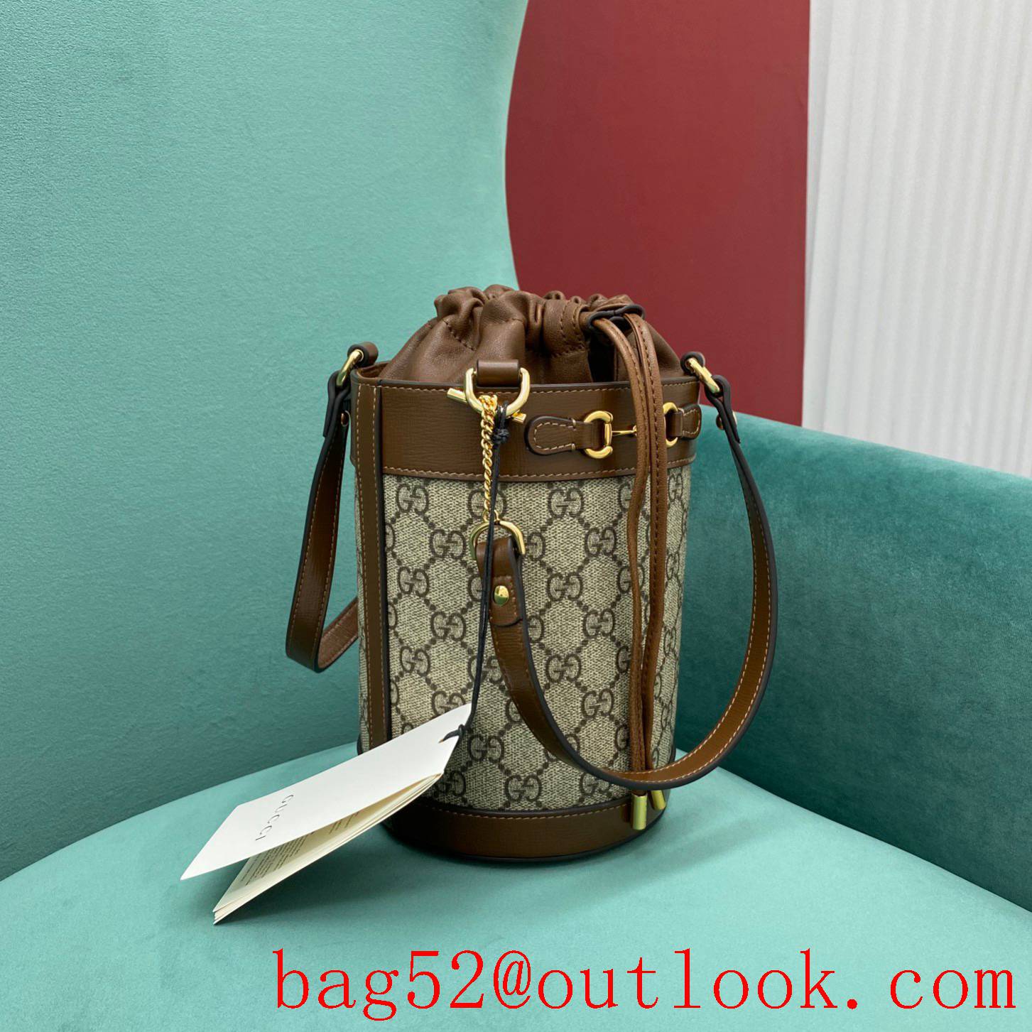 Gucci Horsebit Bucket Vintage Drawstring shoulder handbag