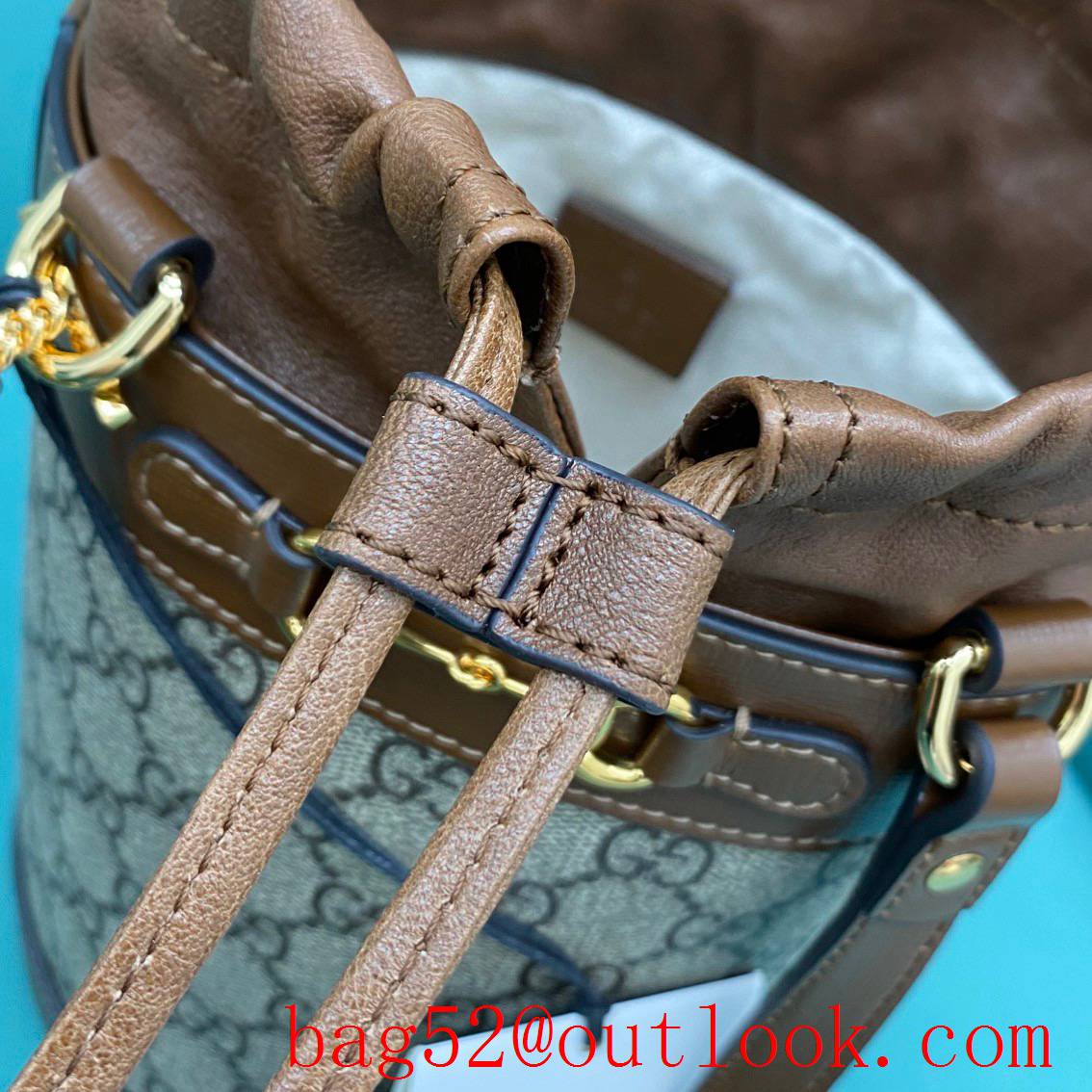 Gucci Horsebit Bucket Vintage Drawstring shoulder handbag