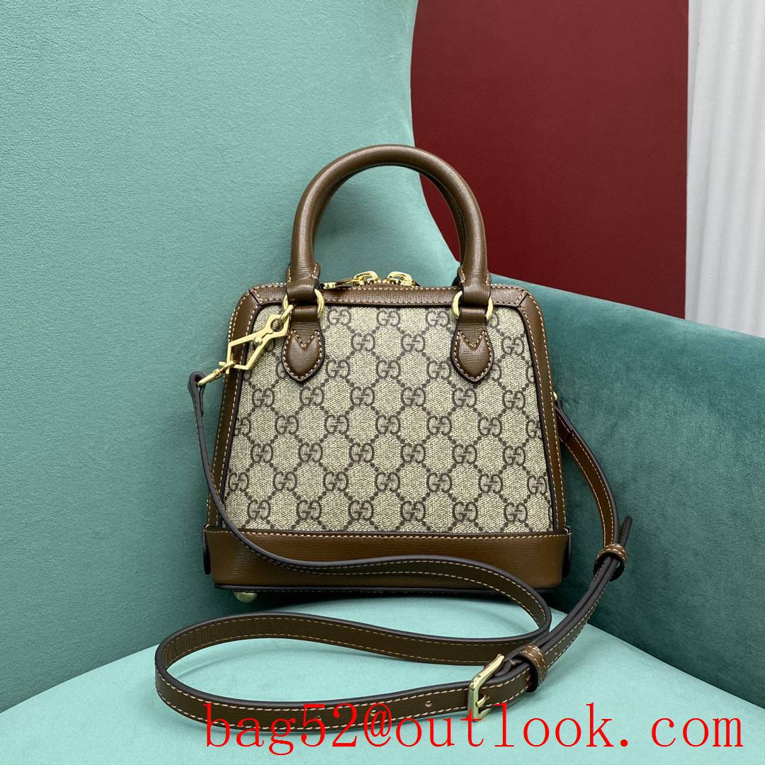 Gucci 1955 mini shell bag white women's shoulder handbag