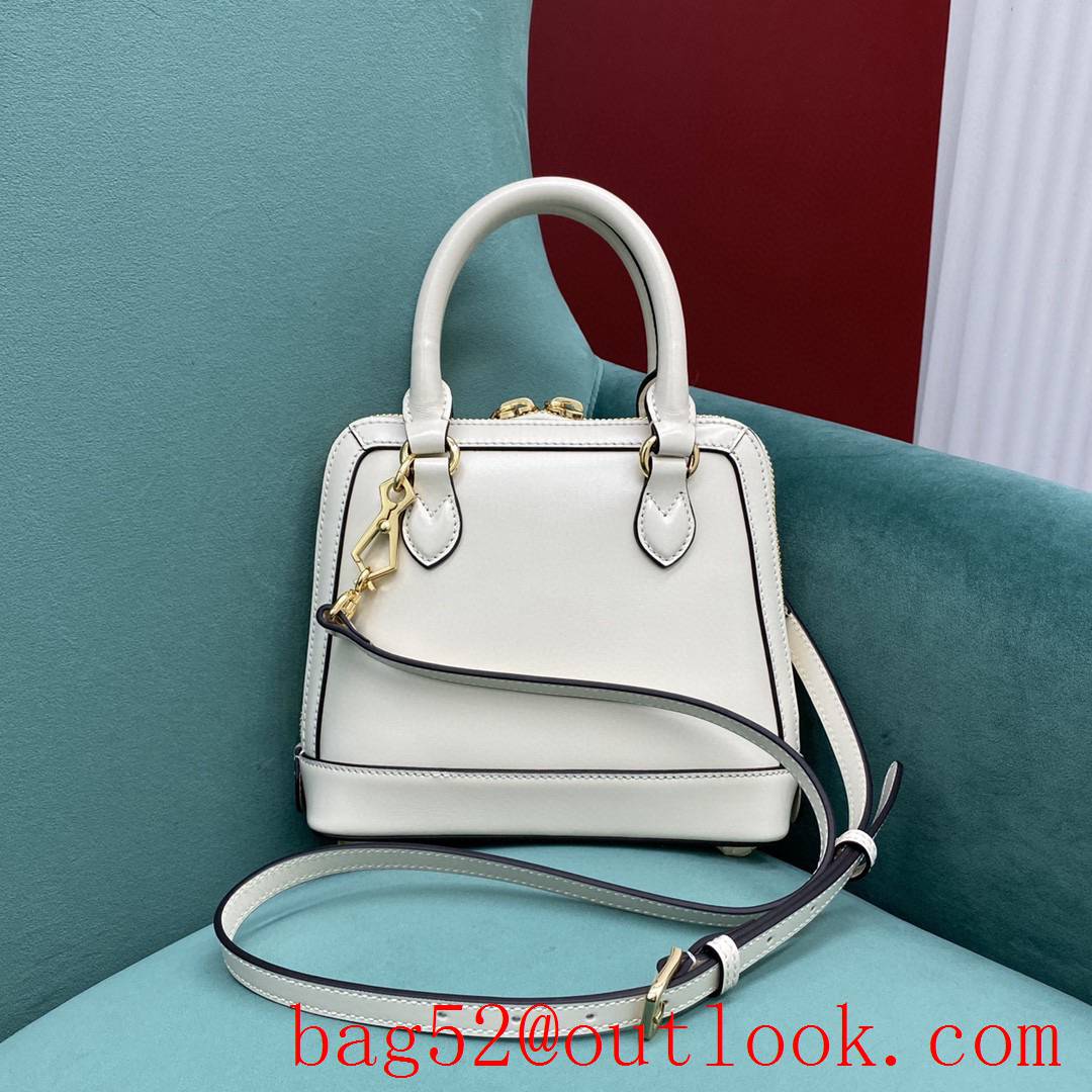 Gucci 1955 mini shell bag white women's shoulder handbag