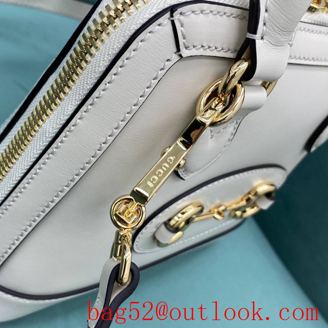 Gucci 1955 mini shell bag white women's shoulder handbag