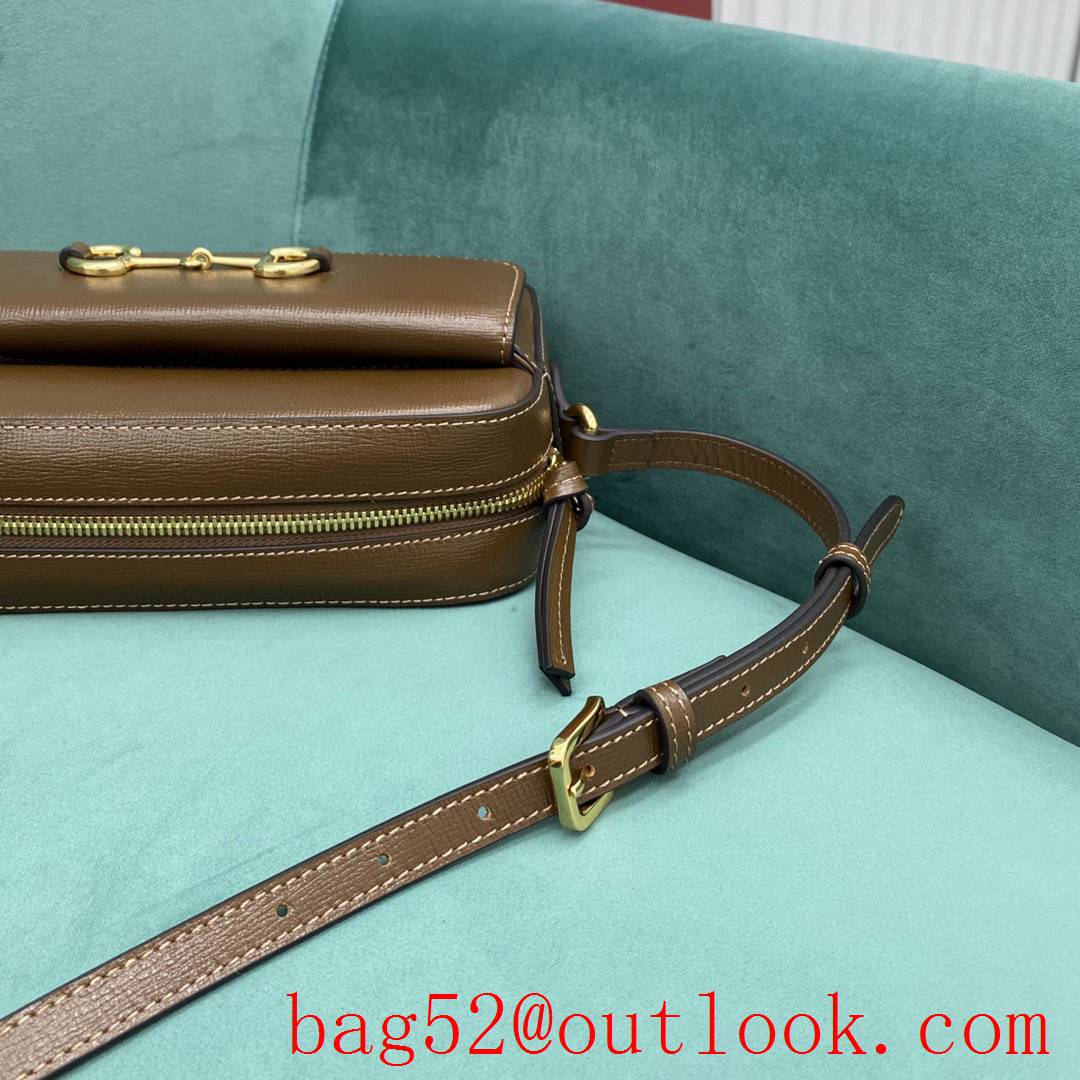 Gucci 1955 Horsebit Vintage brown women's handbag