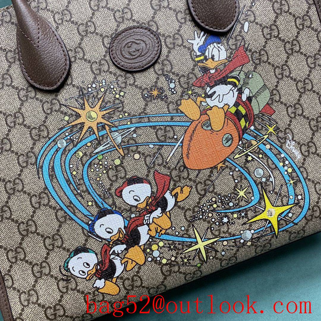 Gucci Epilogue Donald Duck large tota women's handbag