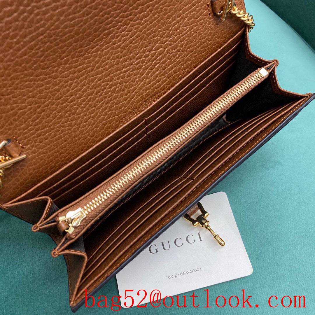 Gucci Jackie 1961 series removeable chain blue shoulder handbag