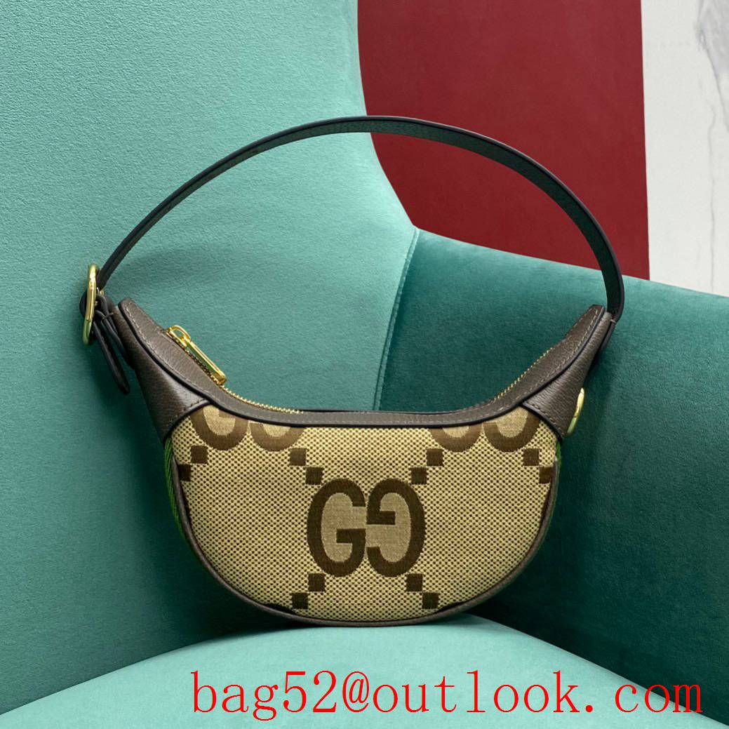 Gucci Classic Double G monogram canvas Ophidia brown shoulder handbag