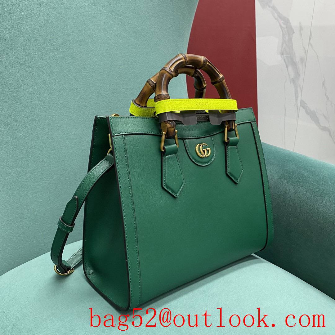 Gucci darkgreen Diana Bamboo Medium women's handbag