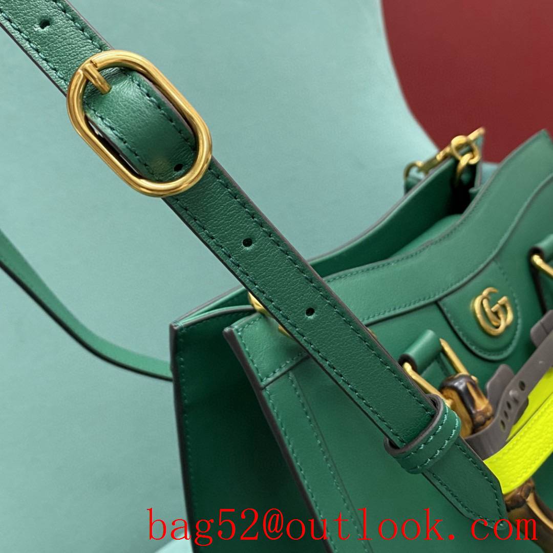 Gucci darkgreen Diana Bamboo Medium women's handbag