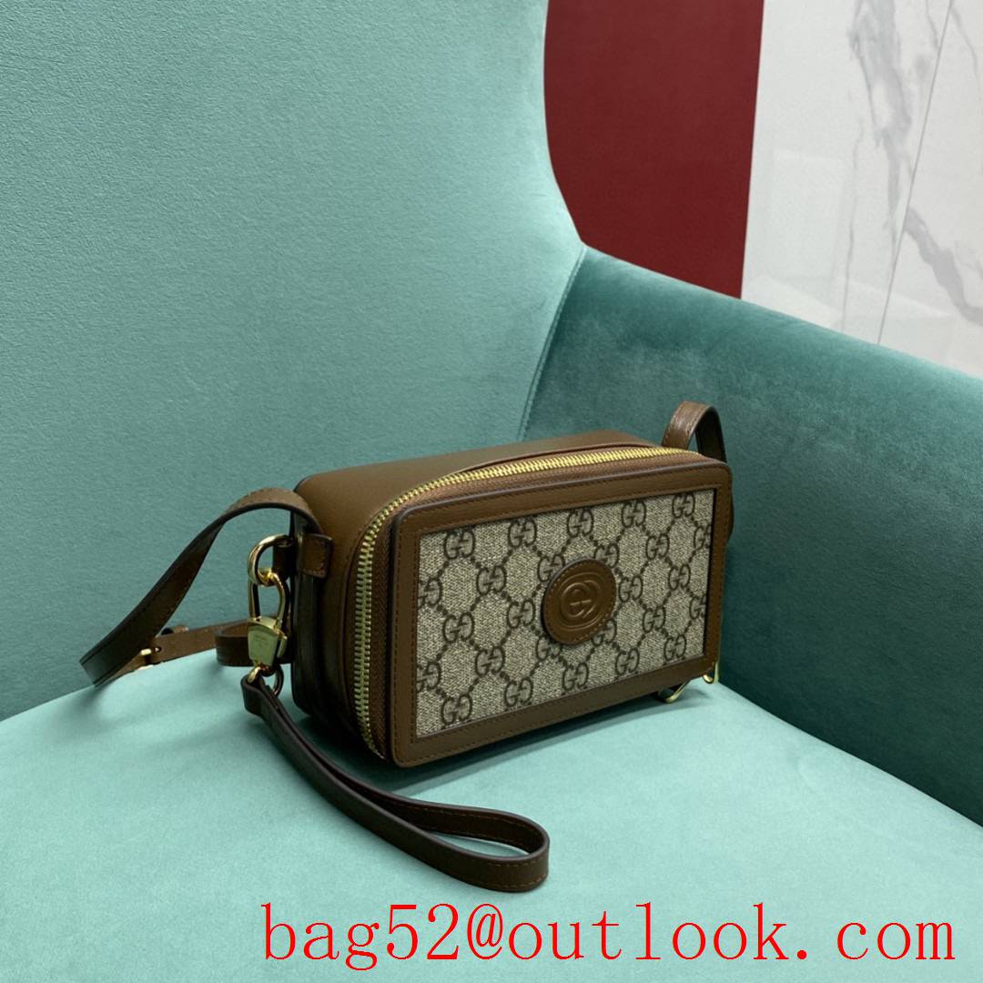 Gucci brown medium retro shoulder crossbody handbag