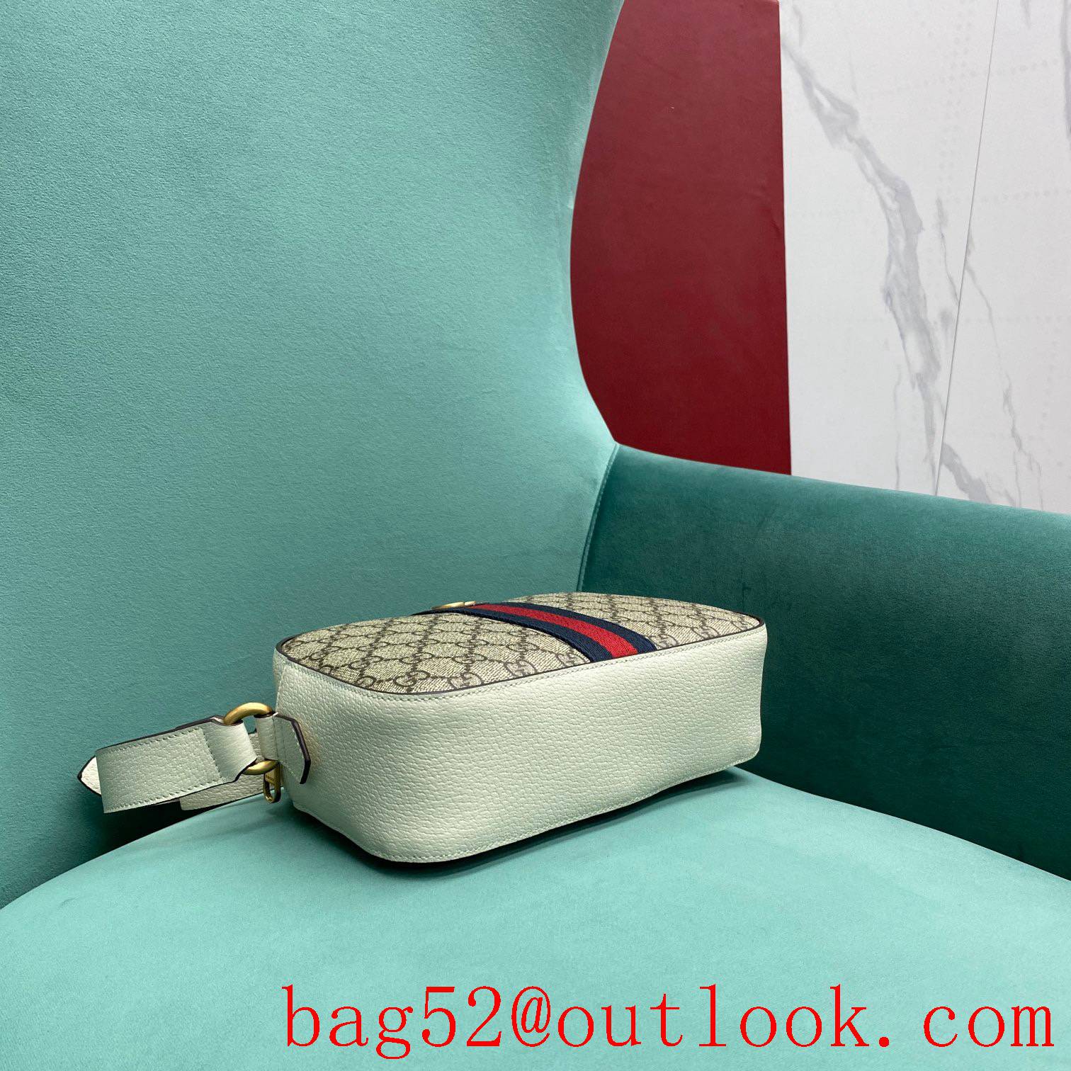 Gucci original camera cream double G fabric crossbody handbag