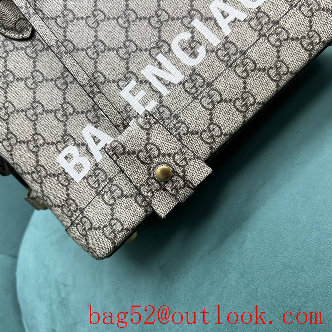 Gucci & Balenciaga joint shell chain shoulder handbag