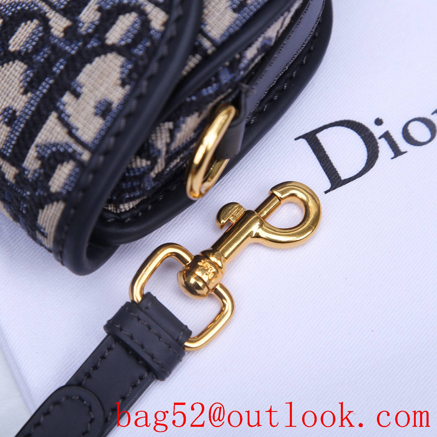 Dior Calfskin wear-resistant medium bobby full logo underarm shoulder crossbody bag