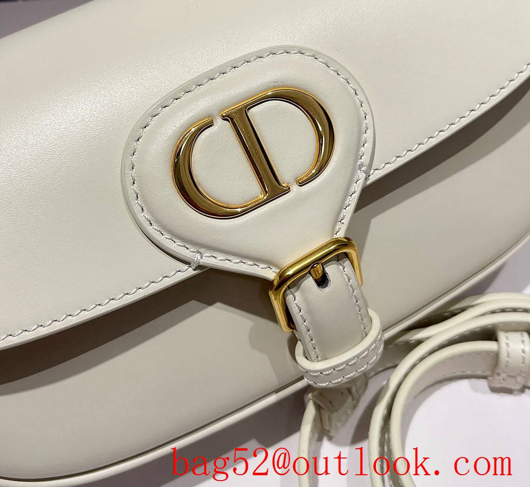 Dior Underarm Exquisite Handsome Hand Calfskin Premium Wear-Resistant Adjustable Shoulder Strap Large Capacity white bobby shoul