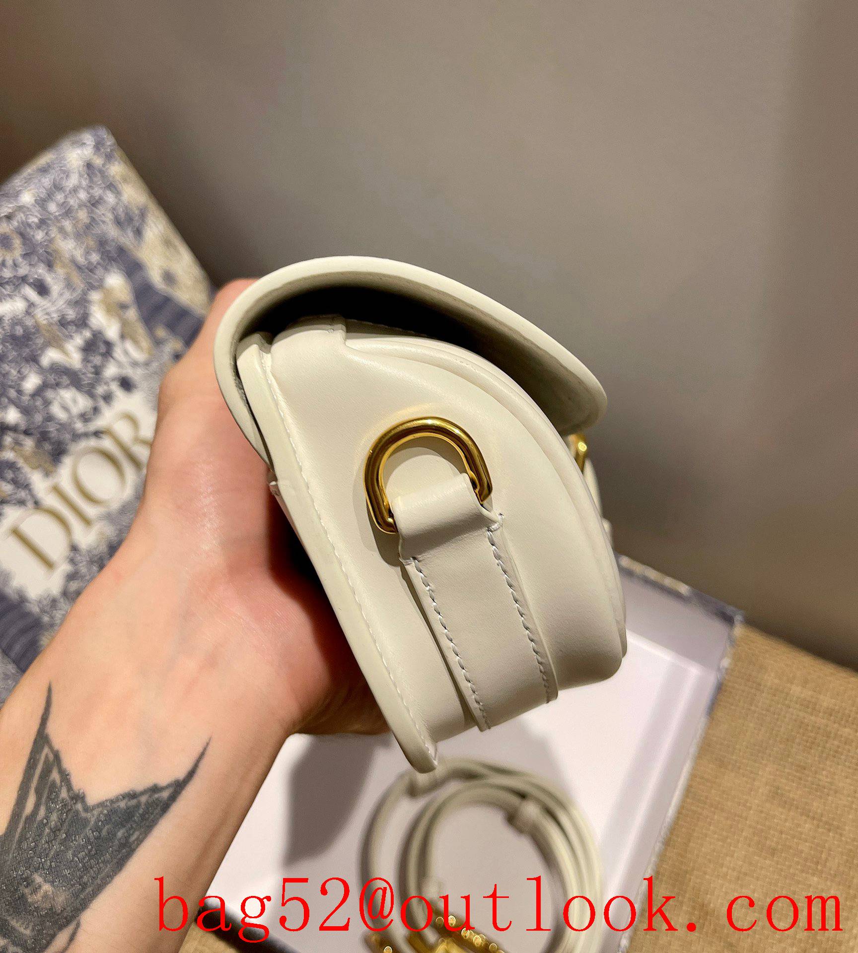 Dior Underarm Exquisite Handsome Hand Calfskin Premium Wear-Resistant Adjustable Shoulder Strap Large Capacity white bobby shoul