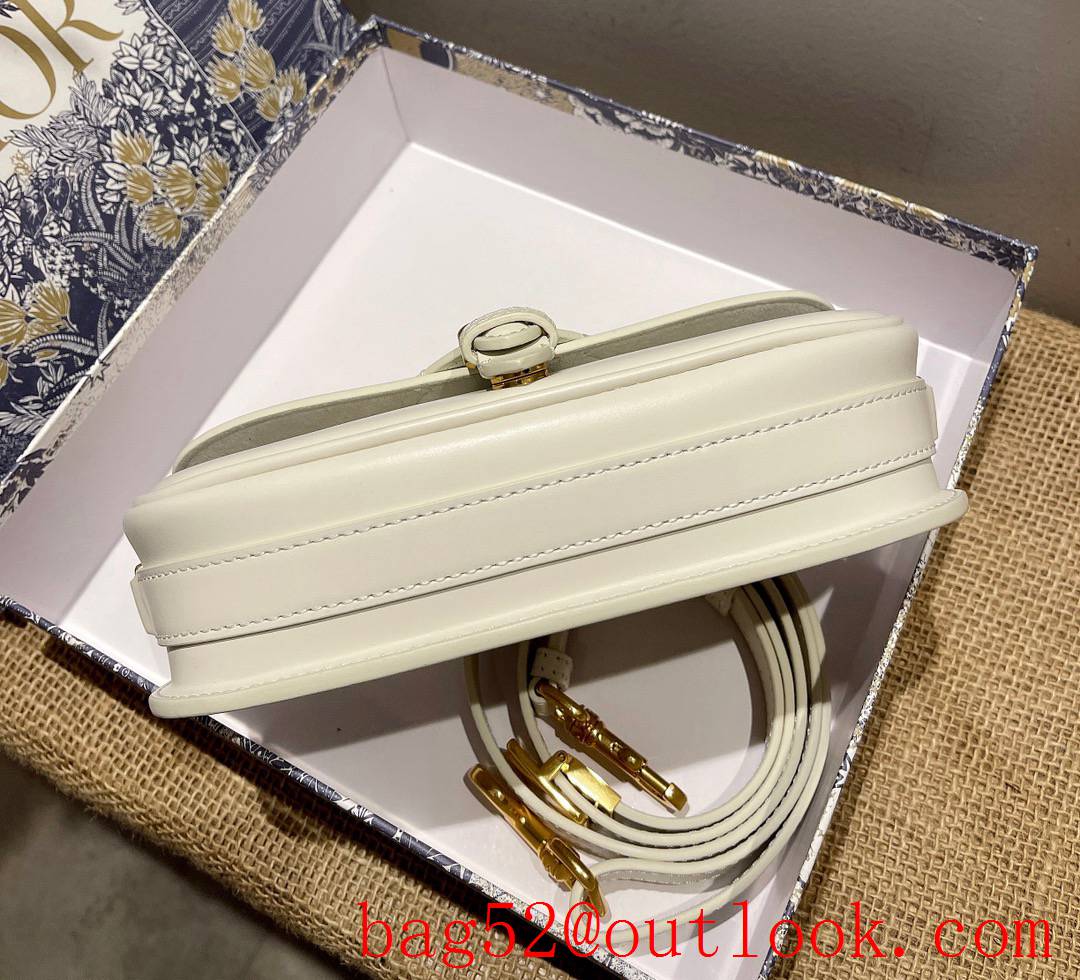 Dior Underarm Exquisite Handsome Hand Calfskin Premium Wear-Resistant Adjustable Shoulder Strap Large Capacity white bobby shoul