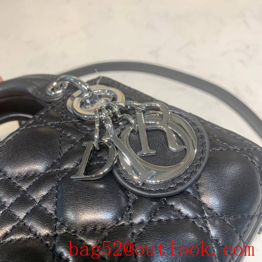 Dior Super Mini Diana Bag Black D??? ???? M???? shoulder tote bag