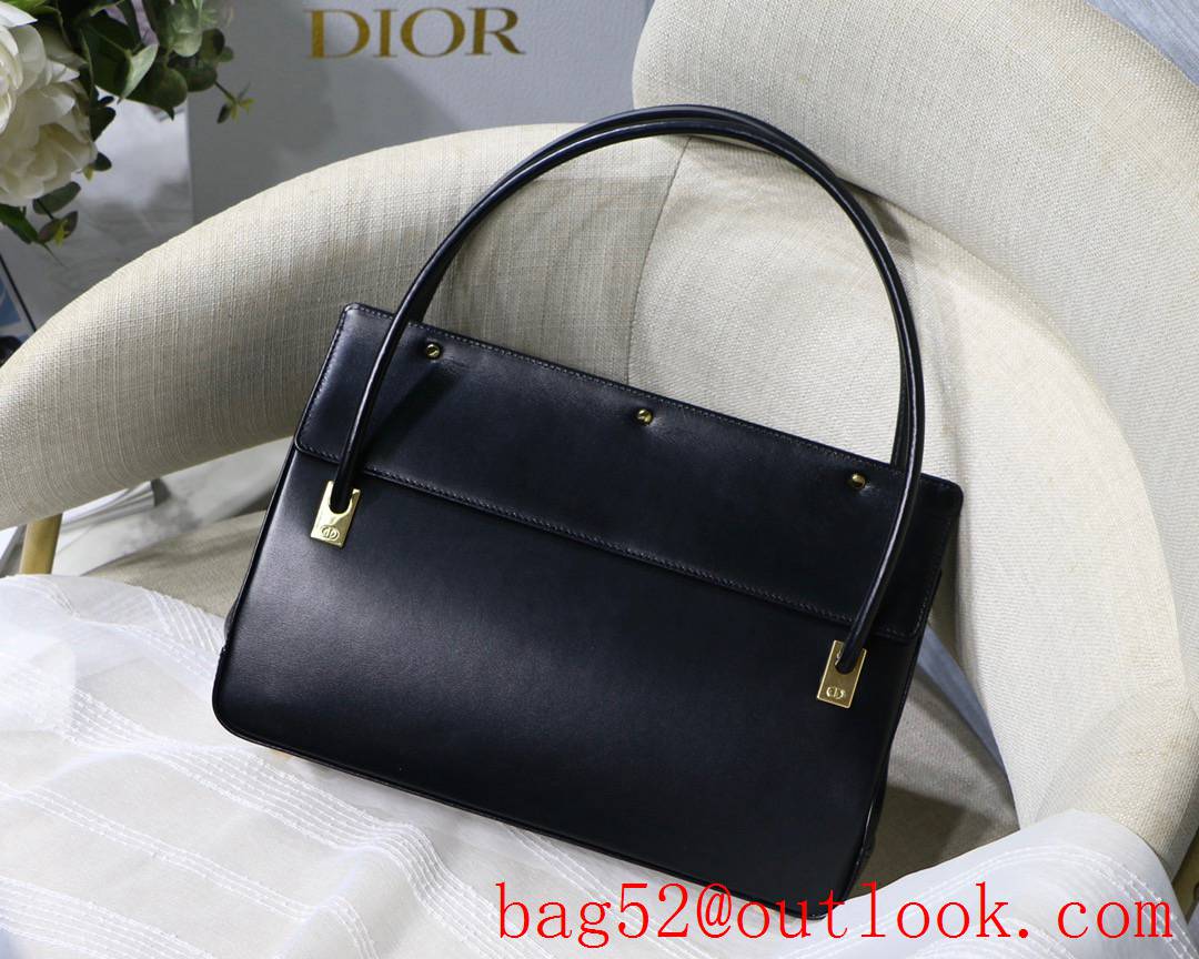 Dior new Parisienne bag Vintage Design Practical Features Smooth Calfskin Closure black handbag