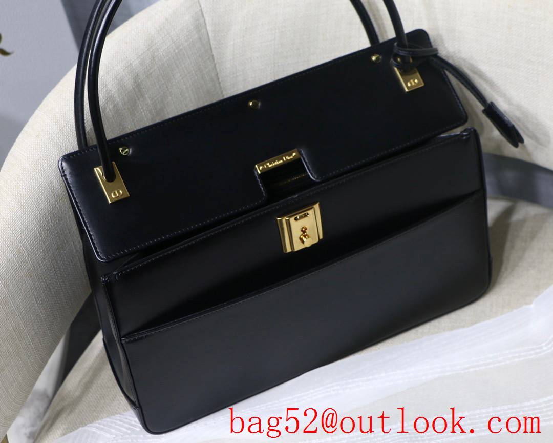 Dior new Parisienne bag Vintage Design Practical Features Smooth Calfskin Closure black handbag