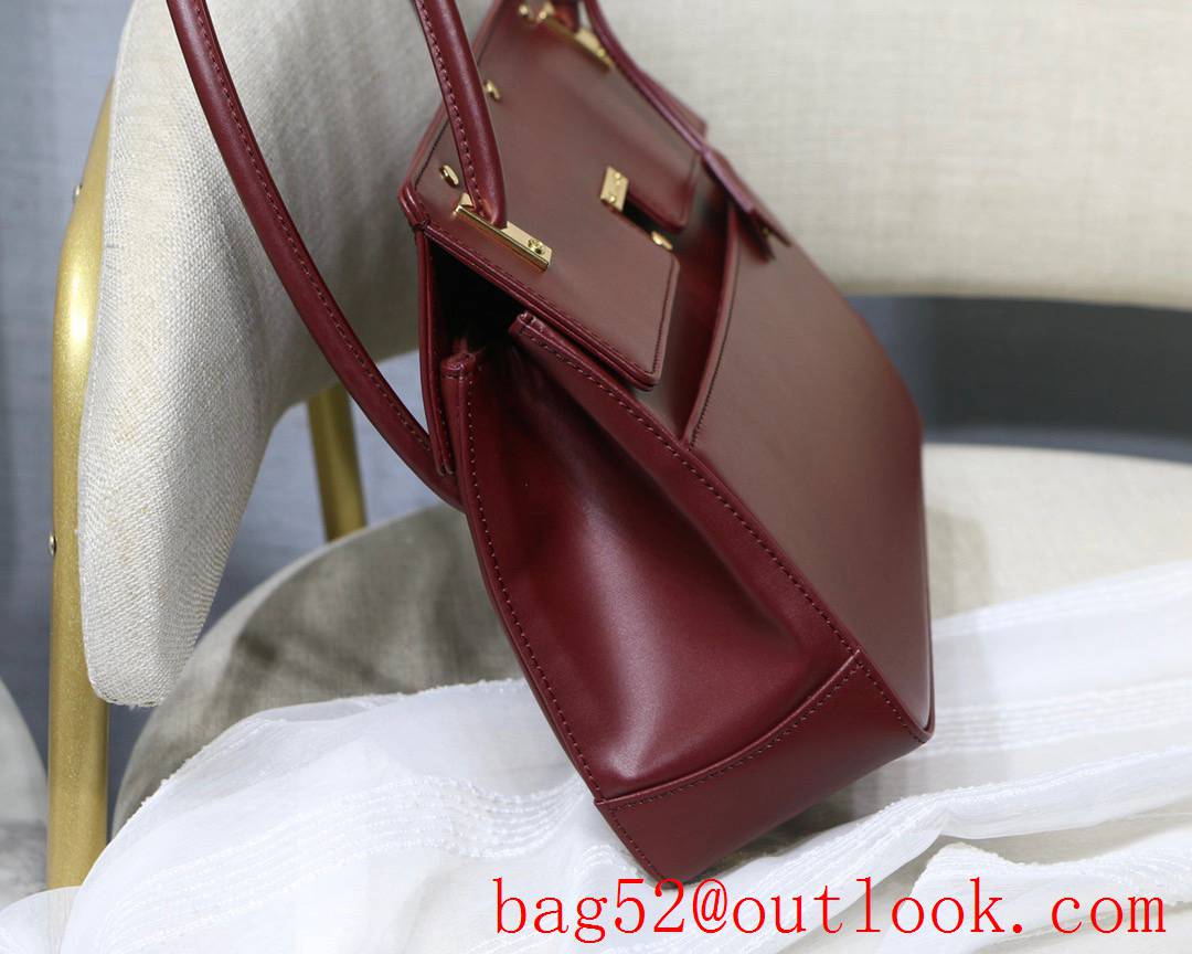 Dior new Parisienne bag Vintage Design Practical Features Smooth Calfskin Closure winered handbag