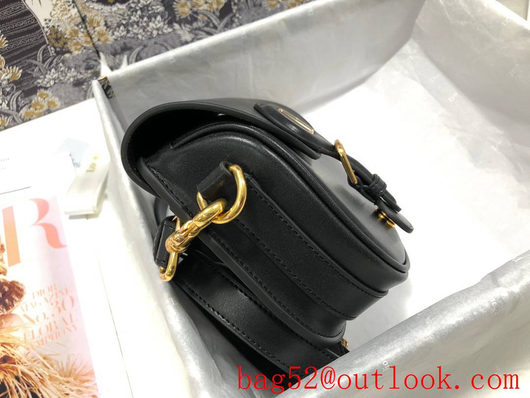 Dior small Bobby in Plain Leather ShoulderStyle black bag