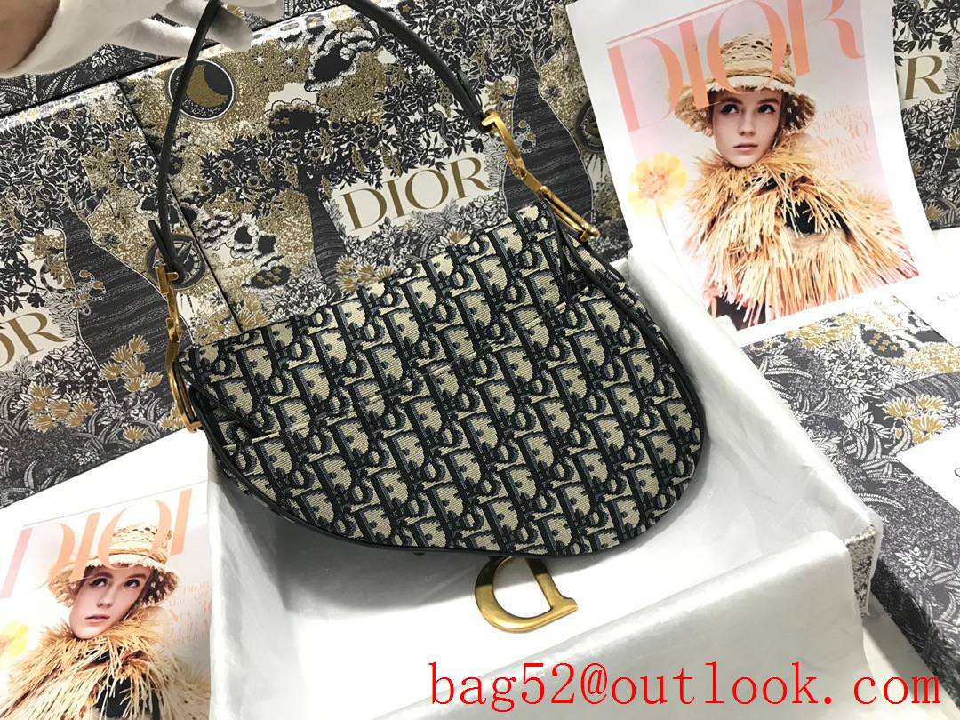 Dior Saddle Large Canvas 