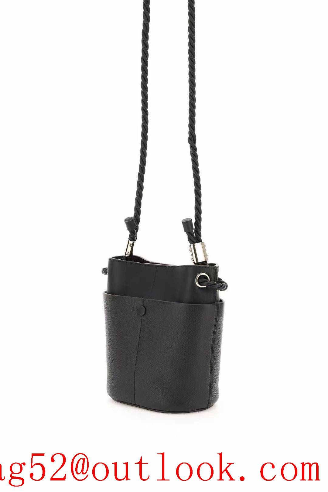 Chole black shoulder key bucket knot handbag bag