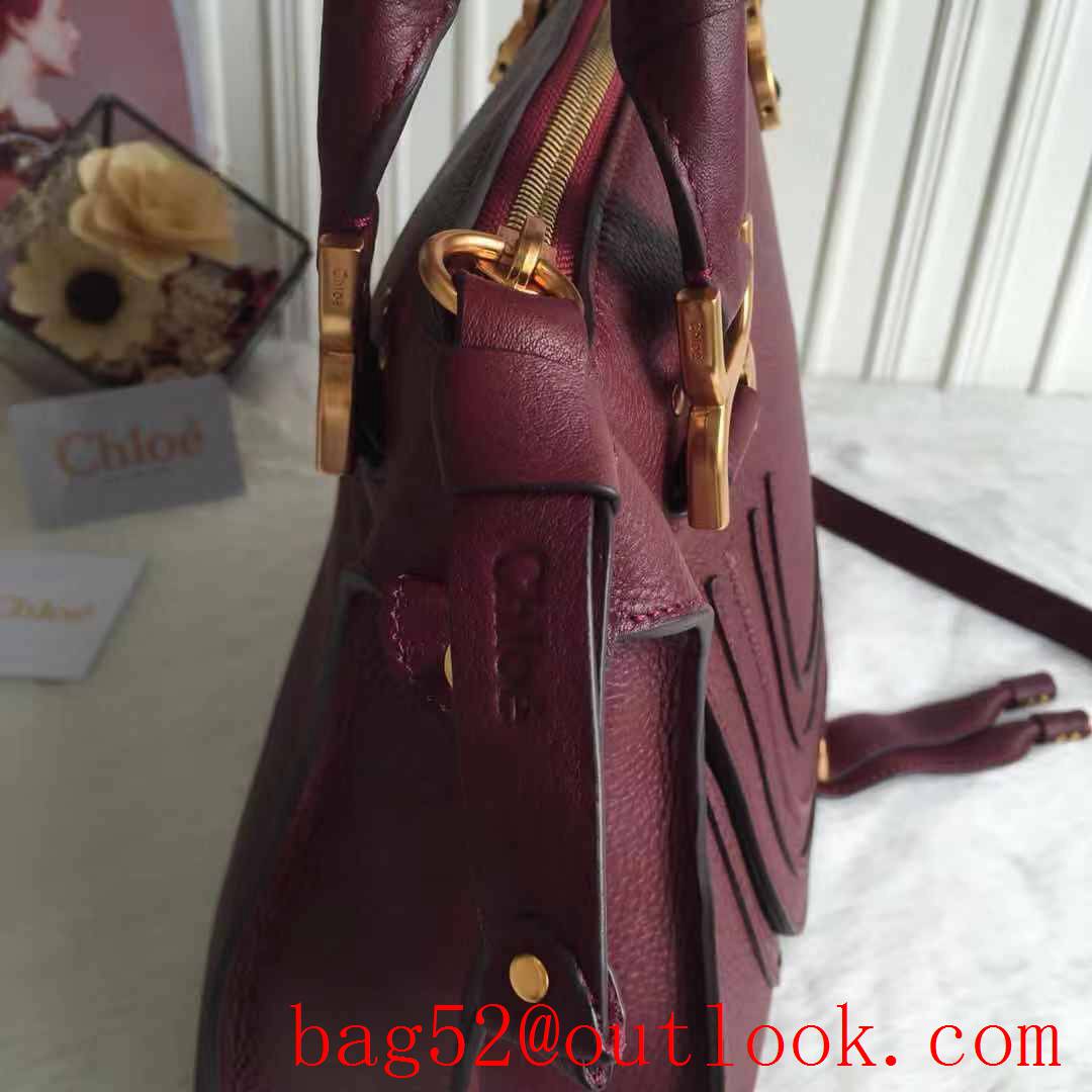 Chole Premium Collector's Edition flap marcie winered large bag handbag