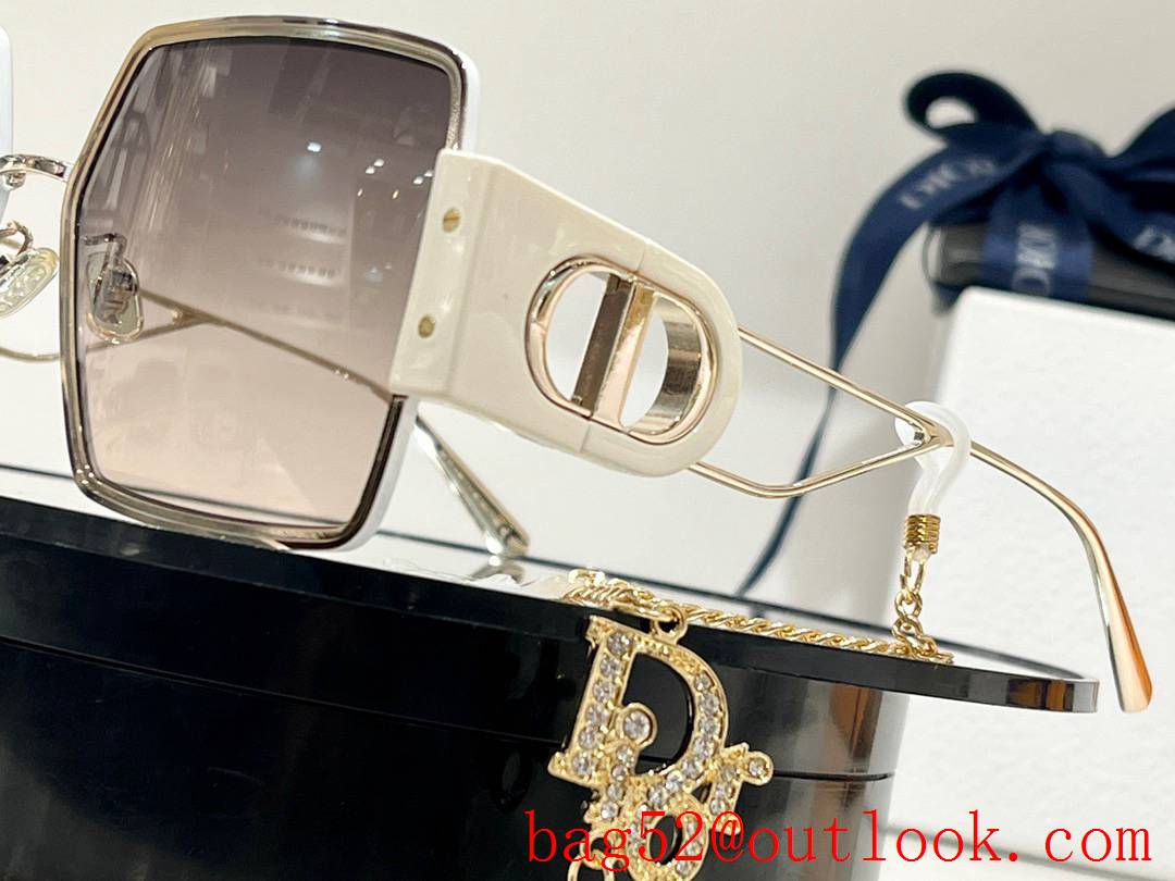 Dior high version chain diamond women sunglasses