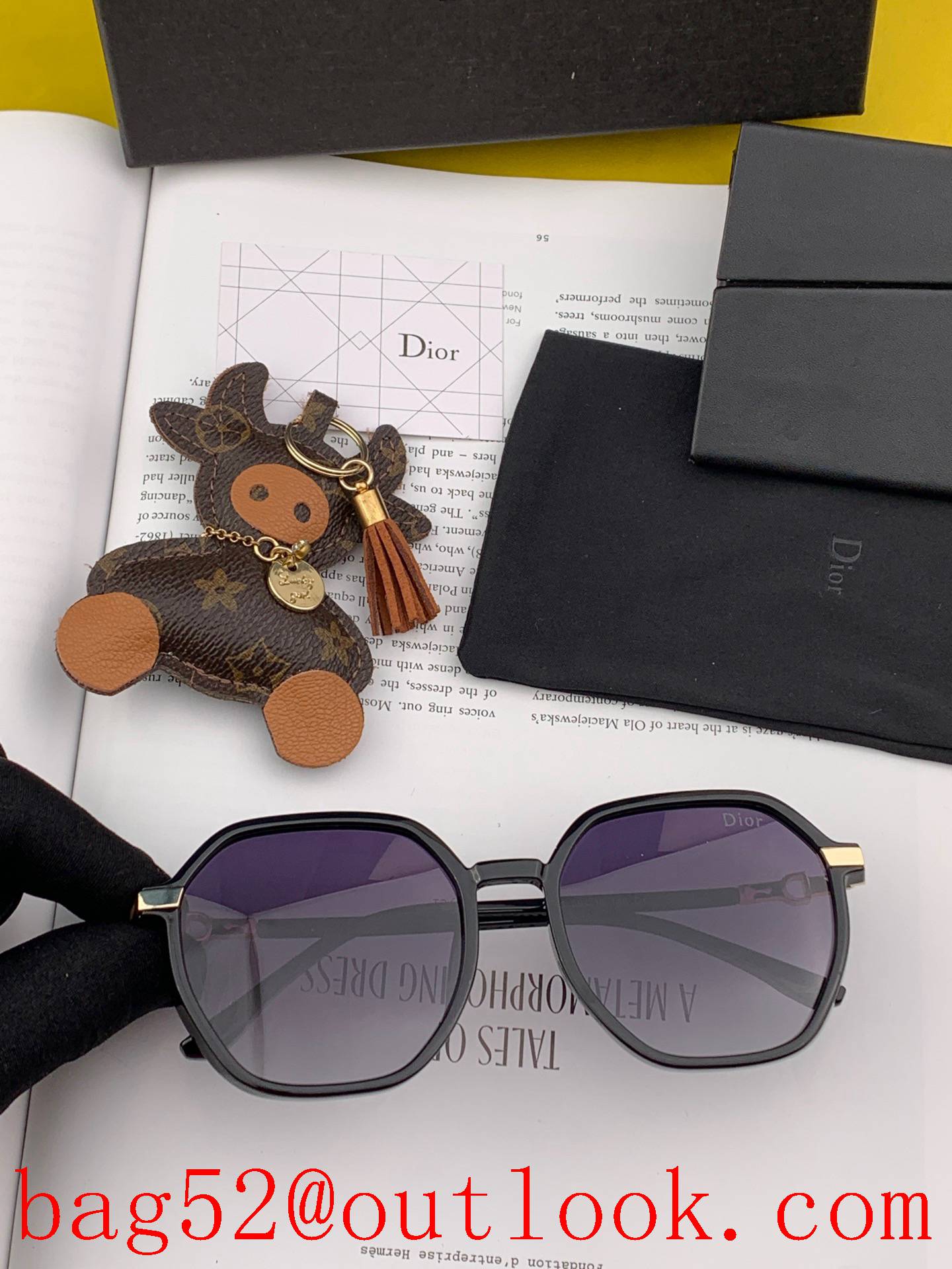Dior Spring new trendy fashion square polarized sunglasses