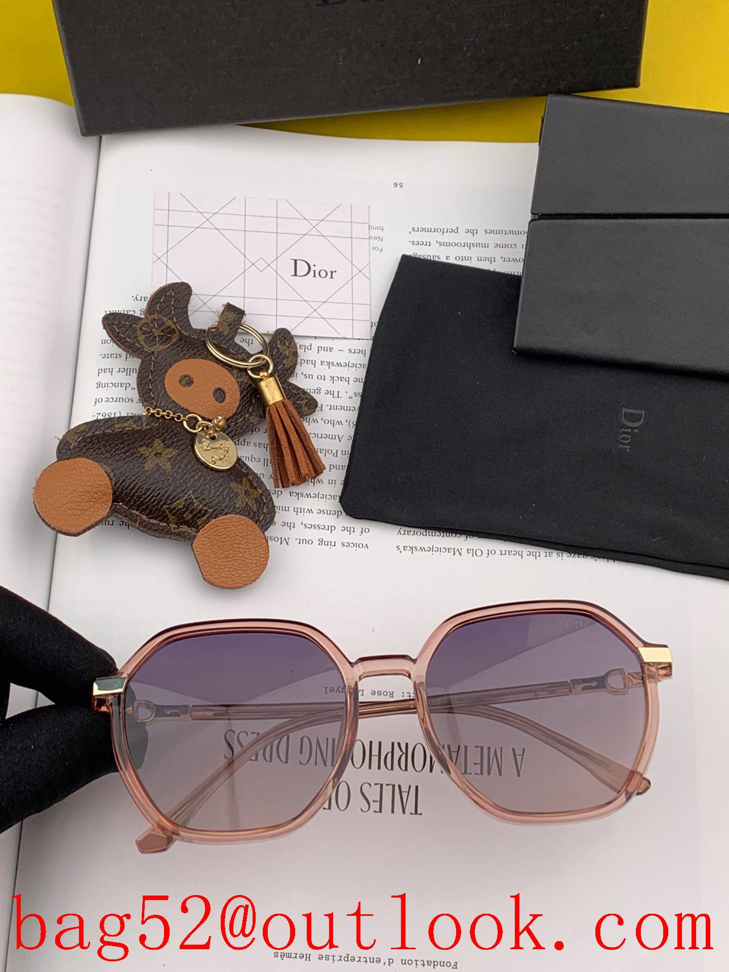 Dior Spring new trendy fashion square polarized sunglasses