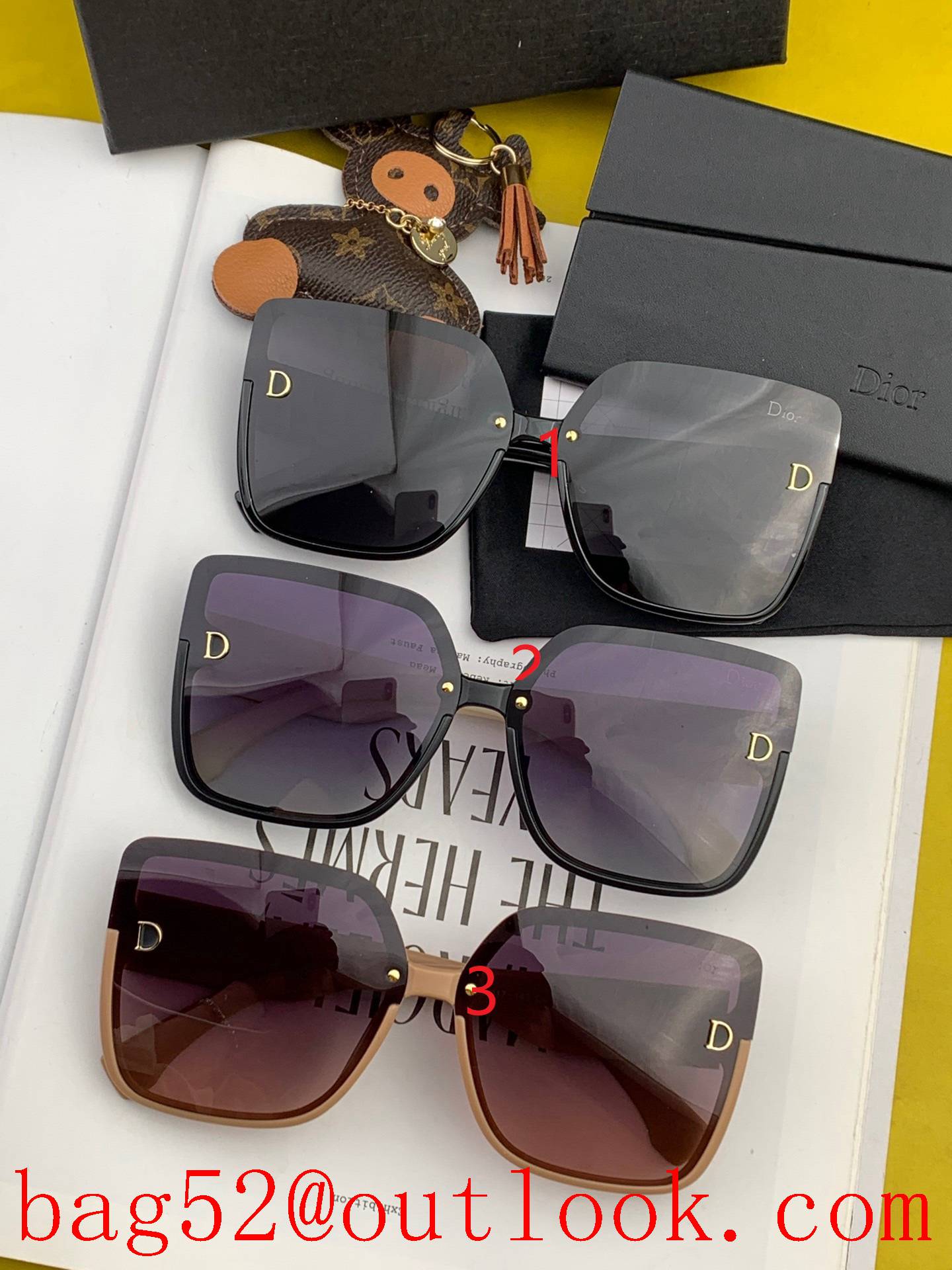 Dior temperamental nylon polarized lens sunglasses