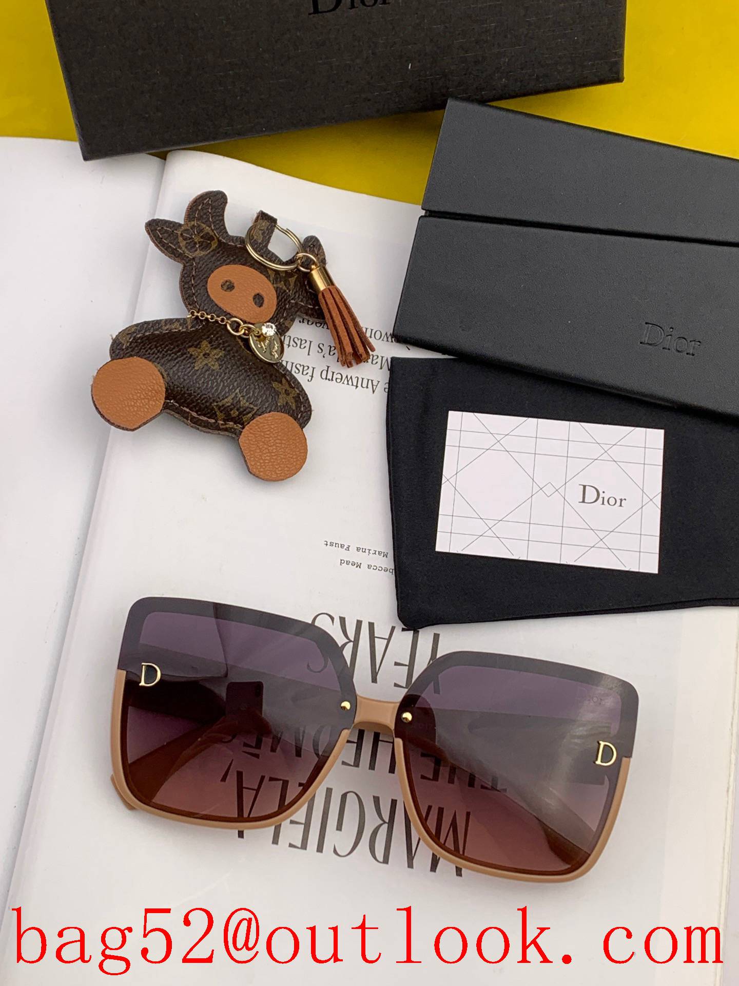 Dior temperamental nylon polarized lens sunglasses