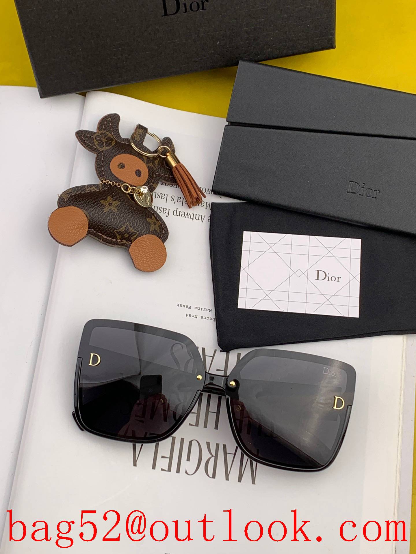 Dior temperamental nylon polarized lens sunglasses