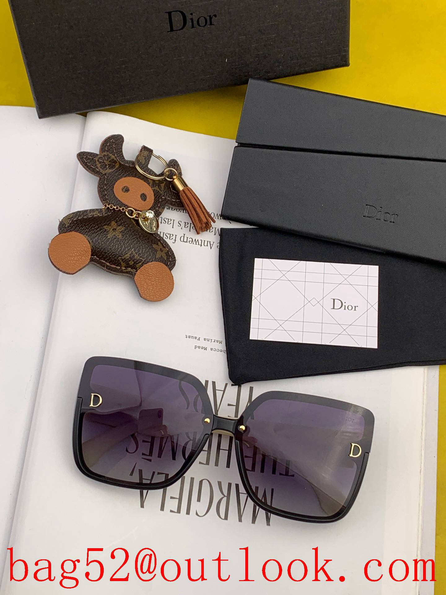 Dior temperamental nylon polarized lens sunglasses