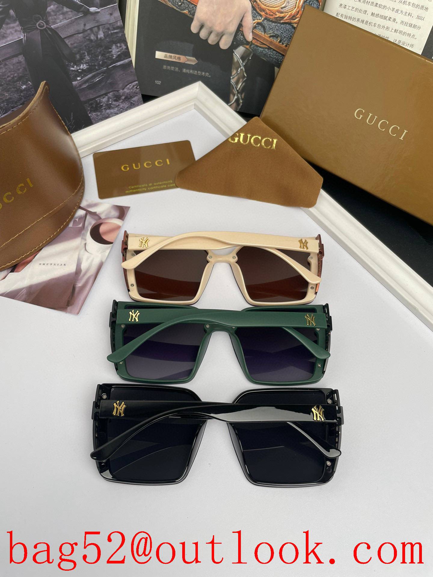 Gucci Original Single Quality Ladies Polarized TR Sunglasses